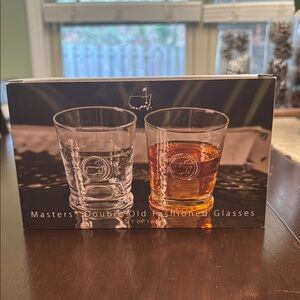 Masters White Drinkware Set Classic Whiskey Glasses
NEW IN BOX
